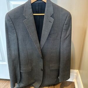 Lauren Ralph Lauren Houndstooth Black and White Silk Wool 40 L